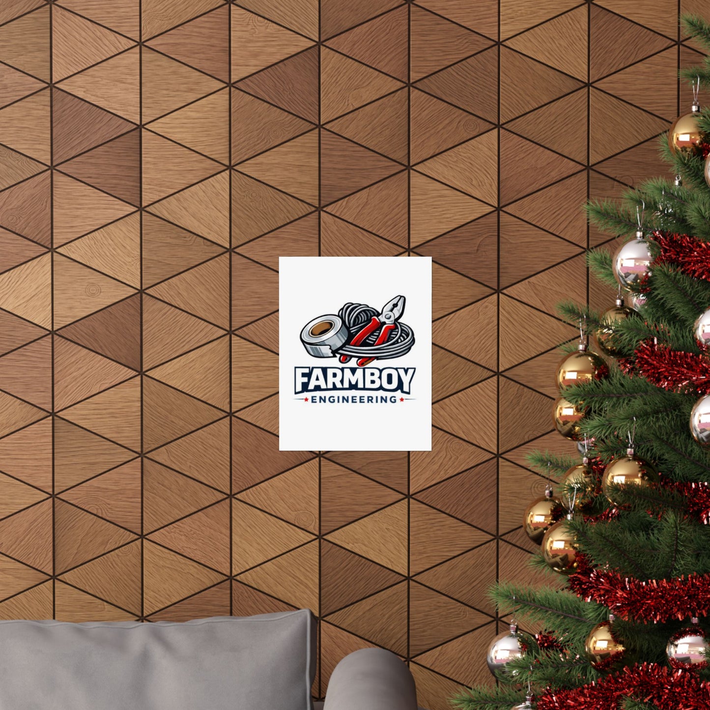 Farmboy Engineering Matte Poster — Farm Tools Wall Art