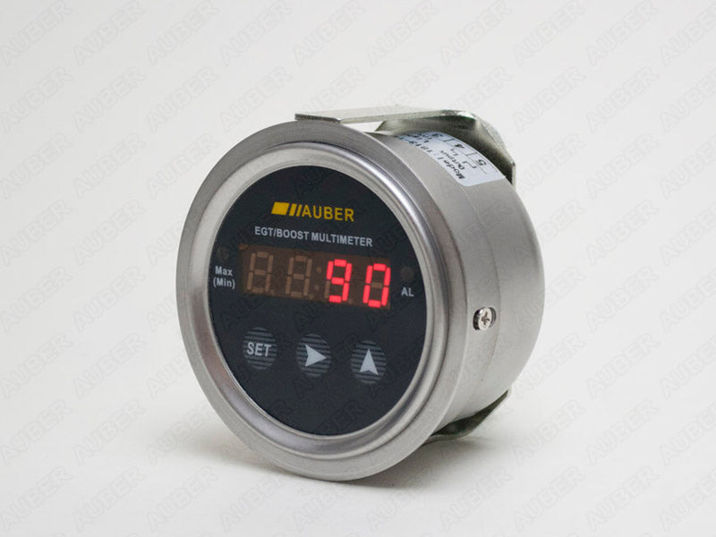 Digital Boost Pressure Gauge and sensor with Peak Recall