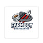 Farmboy Engineering Sticker — Tool & Wire Logo Kiss-Cut Sticker