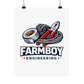 Farmboy Engineering Matte Poster — Farm Tools Wall Art