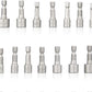14 PCS Power Nut Driver Bit Set Quick Change MM & SAE Impact 1/4" Hex Shank USA