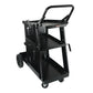 VEVOR Welding Cart, 3-Tier Welder Cart Heavy Duty with 400 Lbs Weight Capacity, 360¡Ã Swivel Wheels, Tank Storage Safety Chains, Rolling MIG Welder Cart for TIG, ARC, MMA, Plasma Cutter Welding Machine