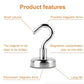 10 Pack Dia Strong Magnetic Hook Hanger N52 Neodymium Clamping Magnet Hooks USA