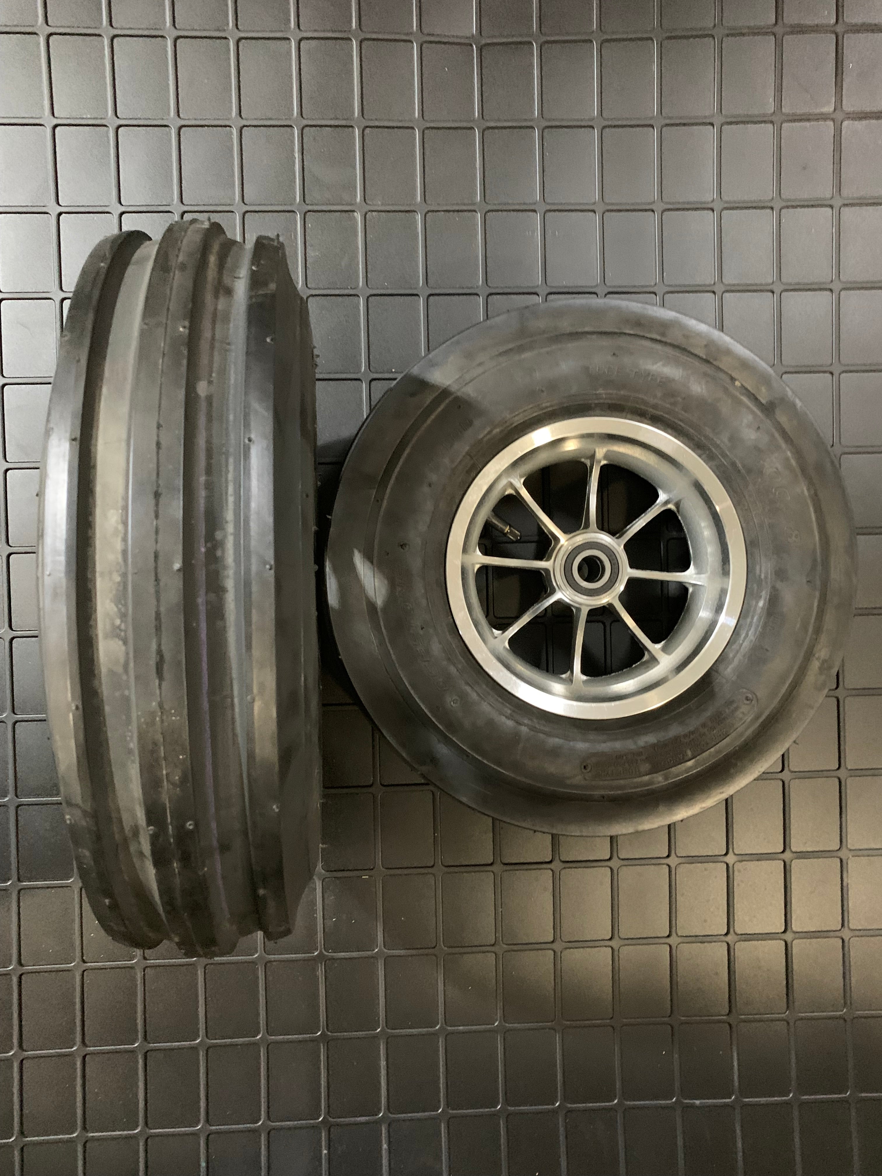 Aluminum garden tractor online wheels